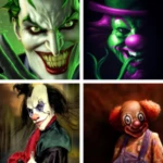 scary clown hd wallpapers android application logo